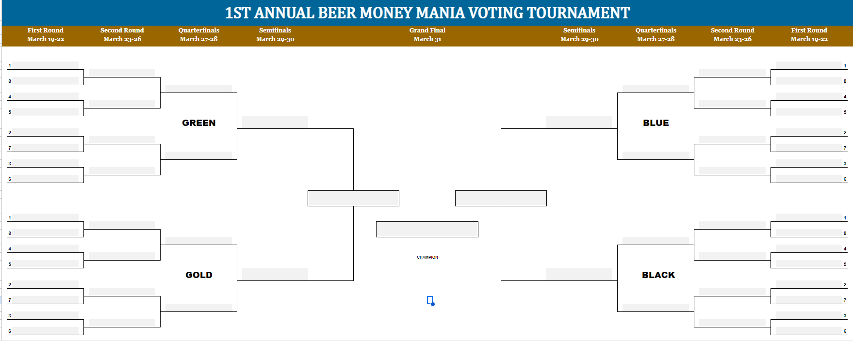 2024 Beer Money Mania 